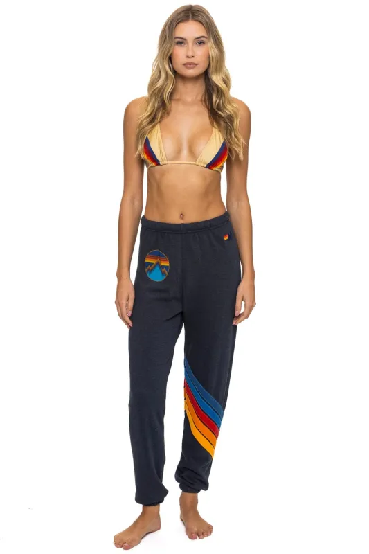 ALL SEASONS CIRCLE CHEVRON SWEATPANTS - CHARCOAL sold by Aviator Nation