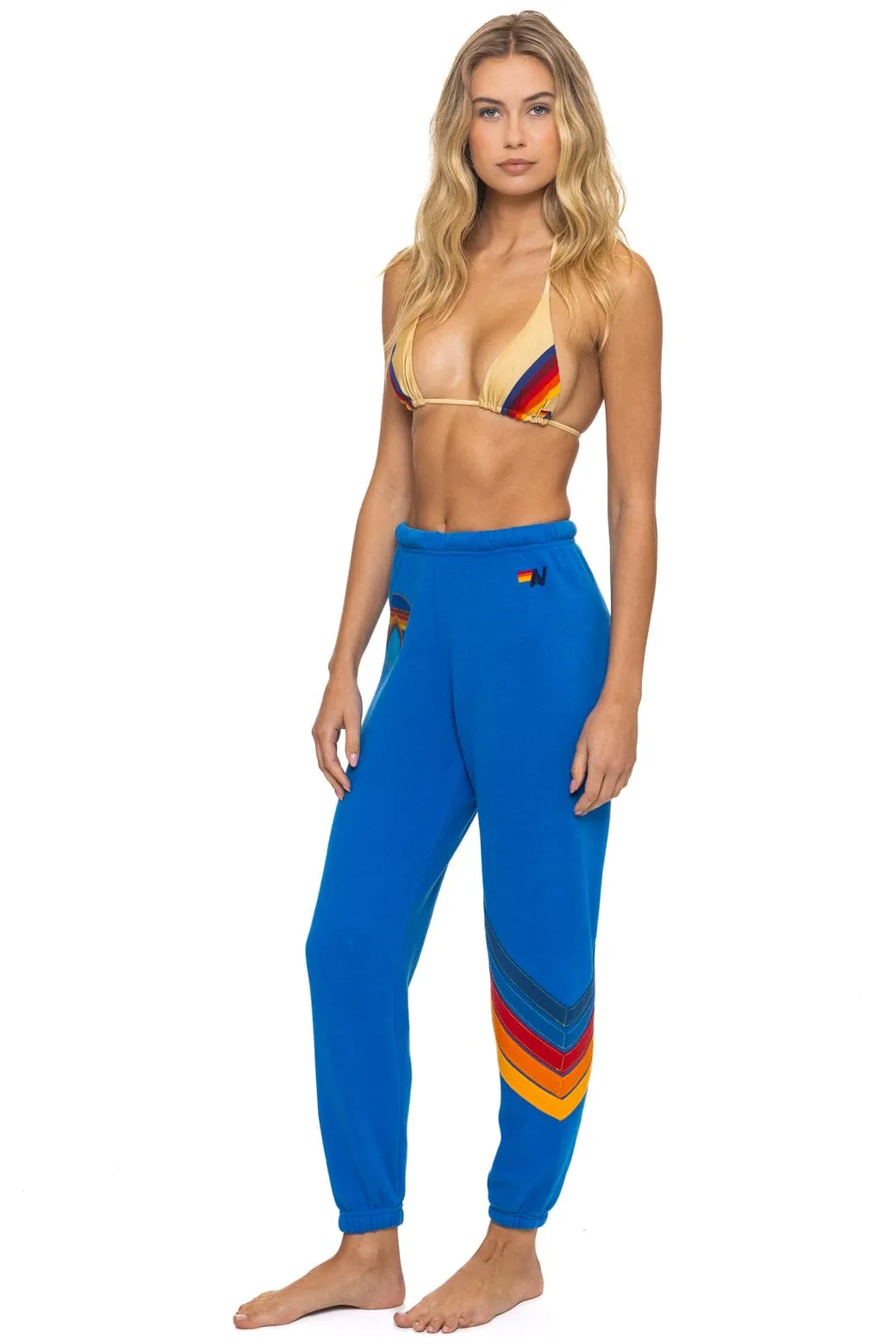 ALL SEASONS CIRCLE CHEVRON SWEATPANTS - ADVENTURE BLUE sold by Aviator Nation product image thumbnail 3