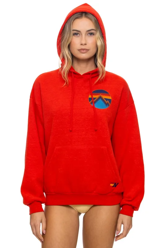 ALL SEASONS RELAXED PULLOVER HOODIE - RED sold by Aviator Nation
