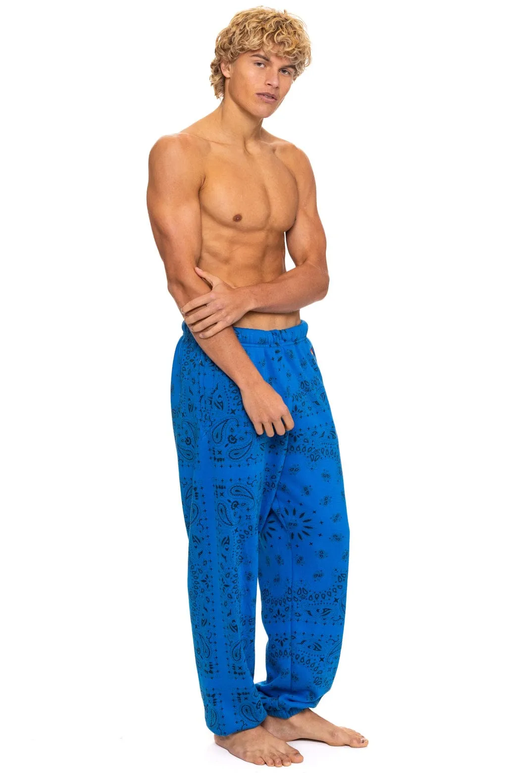 BANDANA SWEATPANTS - ADVENTURE BLUE sold by Aviator Nation product image thumbnail 3