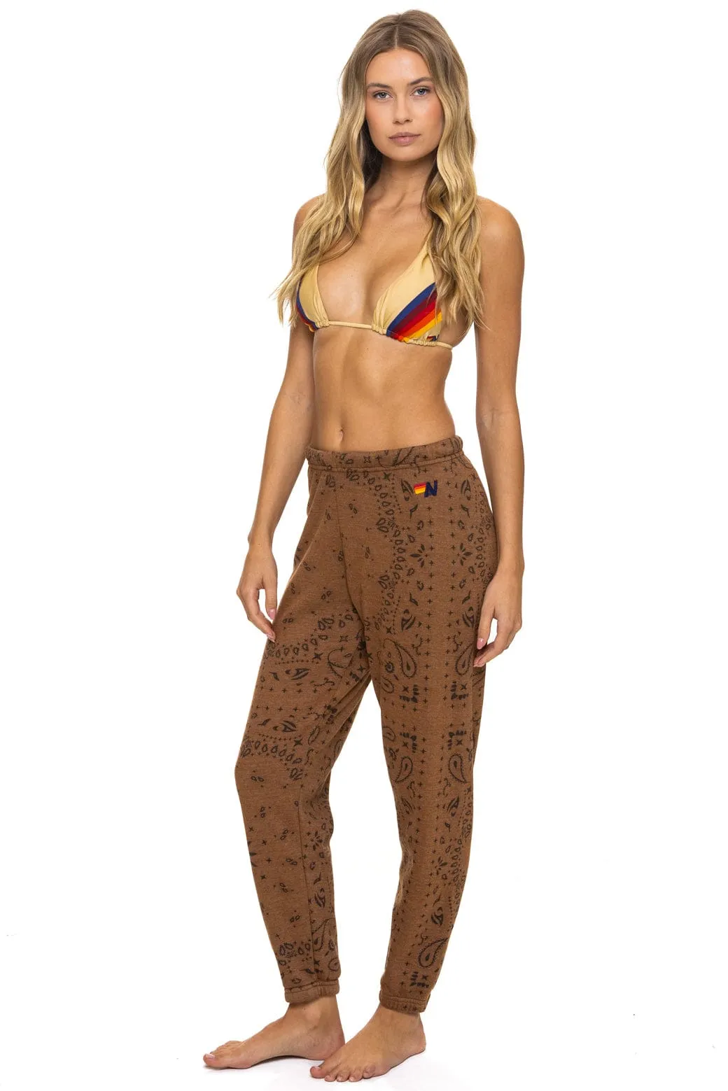 BANDANA SWEATPANTS - CINNAMON sold by Aviator Nation product image thumbnail 2