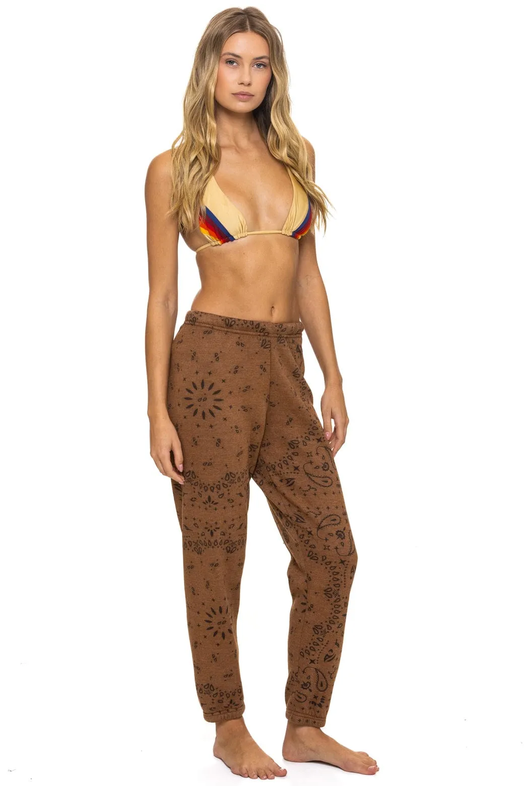 BANDANA SWEATPANTS - CINNAMON sold by Aviator Nation product image thumbnail 3