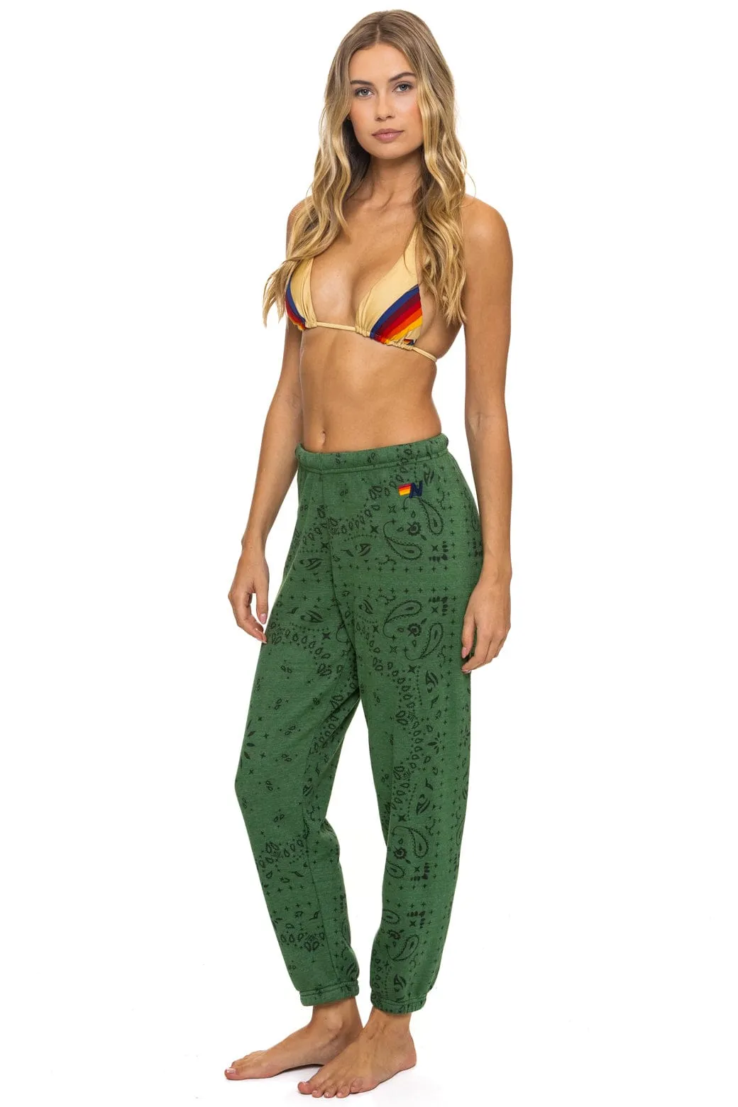 BANDANA SWEATPANTS - PALM sold by Aviator Nation product image thumbnail 3