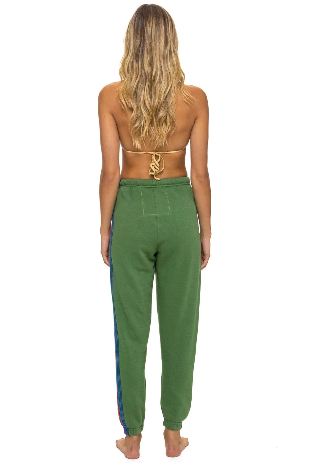 5 STRIPE SWEATPANTS - PALM sold by Aviator Nation product image thumbnail 4