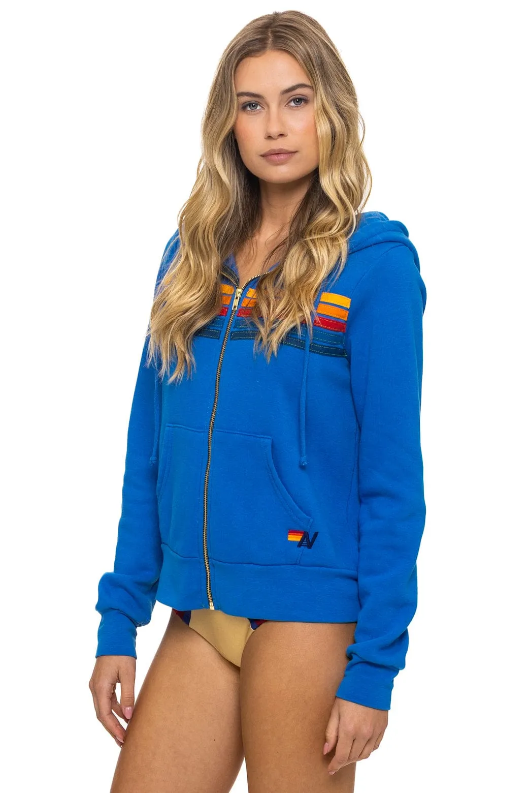 5 STRIPE HOODIE - ADVENTURE BLUE sold by Aviator Nation product image thumbnail 3