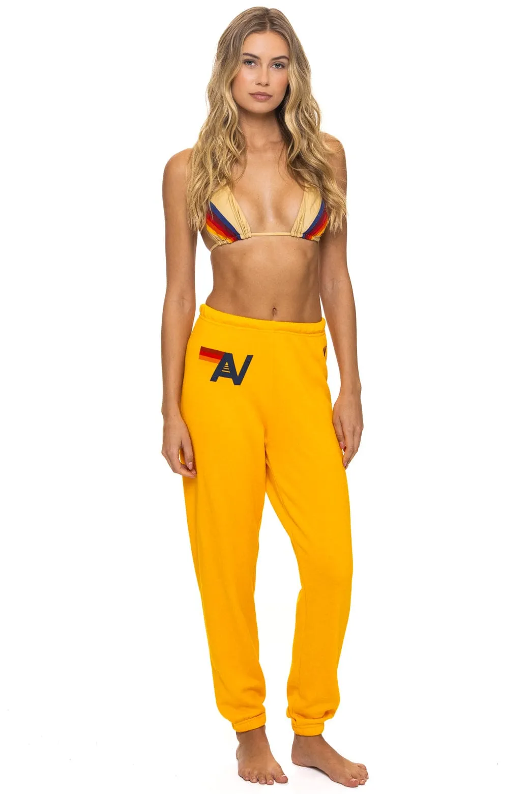 LOGO SWEATPANTS - GOLD sold by Aviator Nation product image thumbnail 2