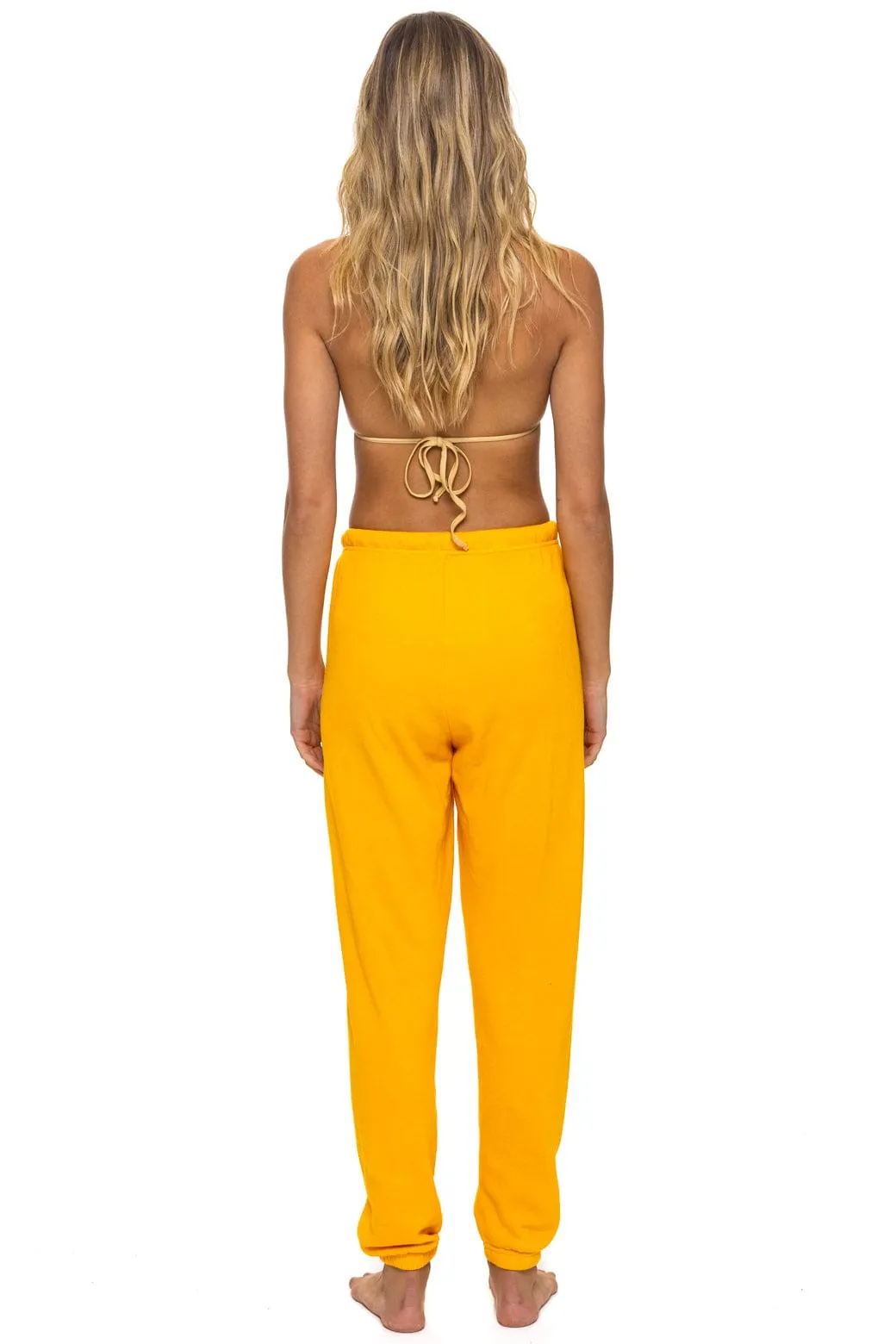LOGO SWEATPANTS - GOLD sold by Aviator Nation product image thumbnail 4