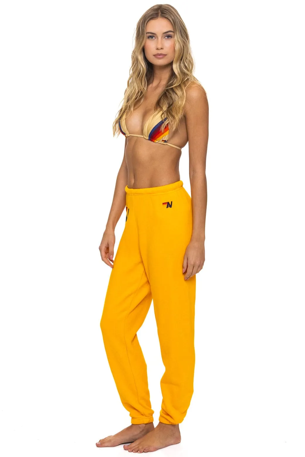 LOGO SWEATPANTS - GOLD sold by Aviator Nation product image thumbnail 3