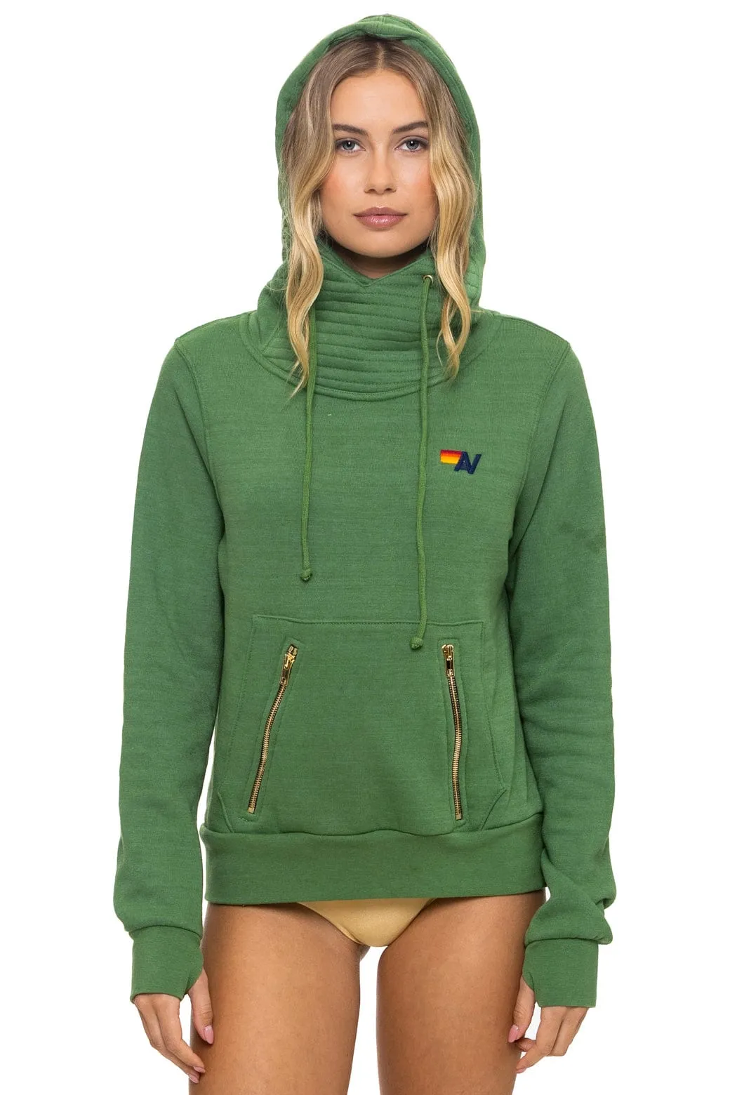 NINJA PULLOVER HOODIE - PALM sold by Aviator Nation