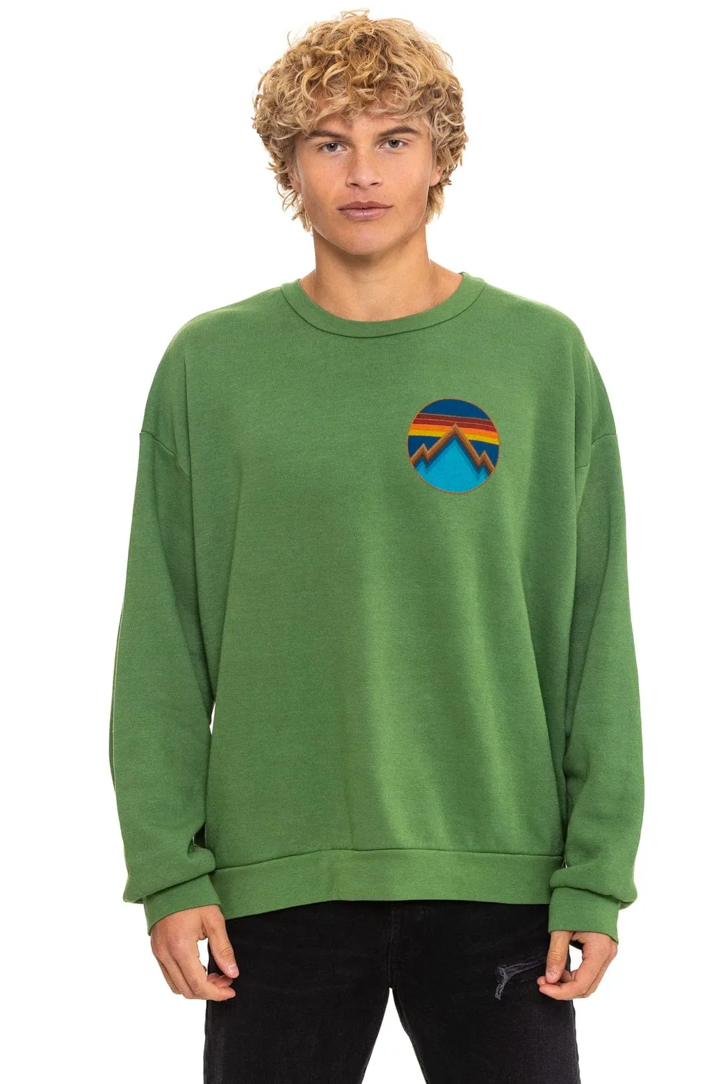 ALL SEASONS CIRCLE RELAXED CREW SWEATSHIRT - PALM sold by Aviator Nation product image thumbnail 2