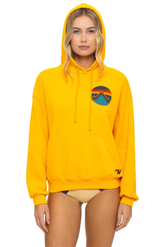 ALL SEASONS RELAXED PULLOVER HOODIE - GOLD sold by Aviator Nation