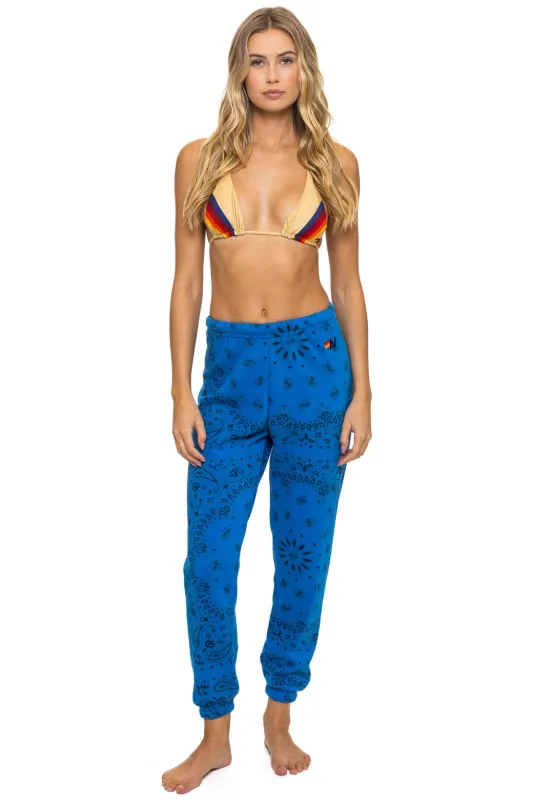 BANDANA SWEATPANTS - ADVENTURE BLUE sold by Aviator Nation