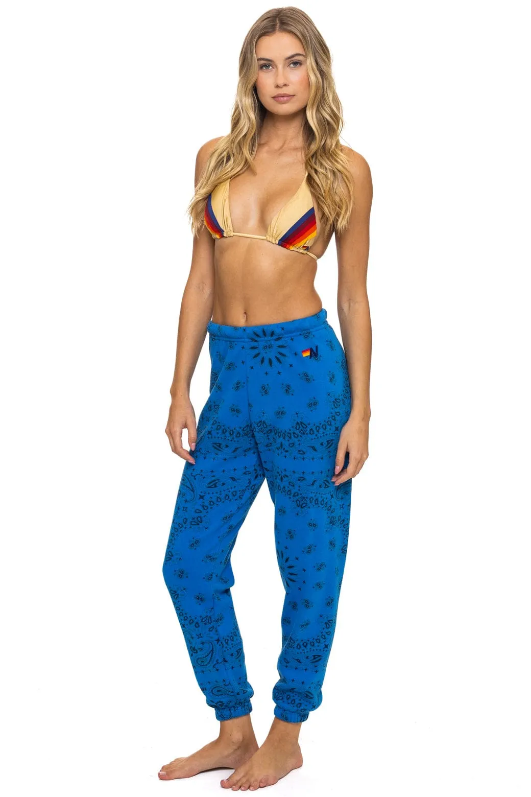 BANDANA SWEATPANTS - ADVENTURE BLUE sold by Aviator Nation product image thumbnail 3