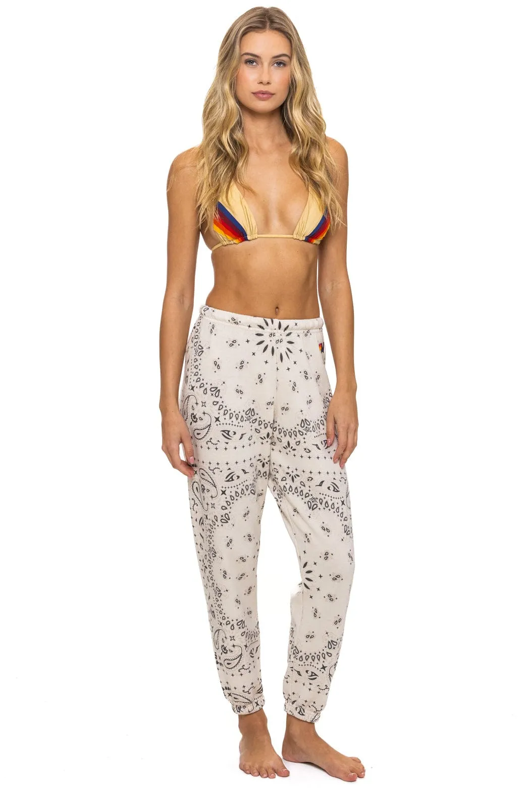 BANDANA SWEATPANTS - VINTAGE WHITE sold by Aviator Nation product image thumbnail 4