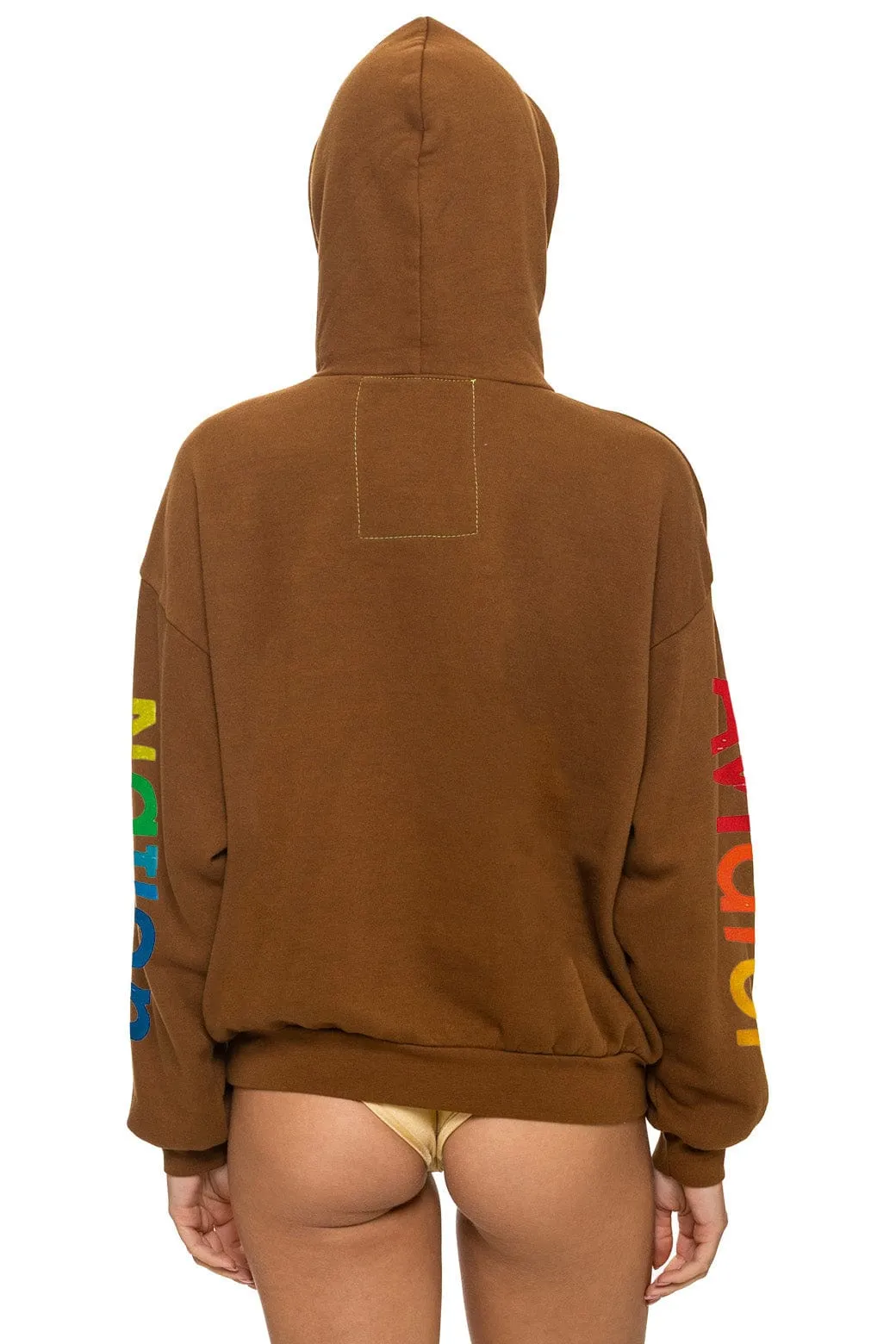 AVIATOR NATION RELAXED PULLOVER HOODIE - CINNAMON sold by Aviator Nation product image thumbnail 3
