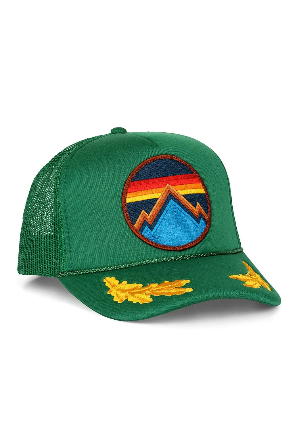 ALL SEASONS - VINTAGE LOW RISE LEAF TRUCKER sold by Aviator Nation
