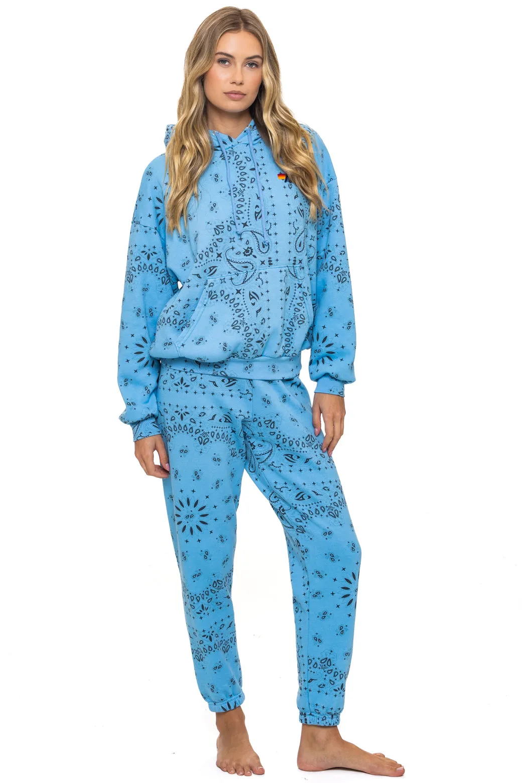 BANDANA SWEATPANTS - SKY sold by Aviator Nation product image thumbnail 2