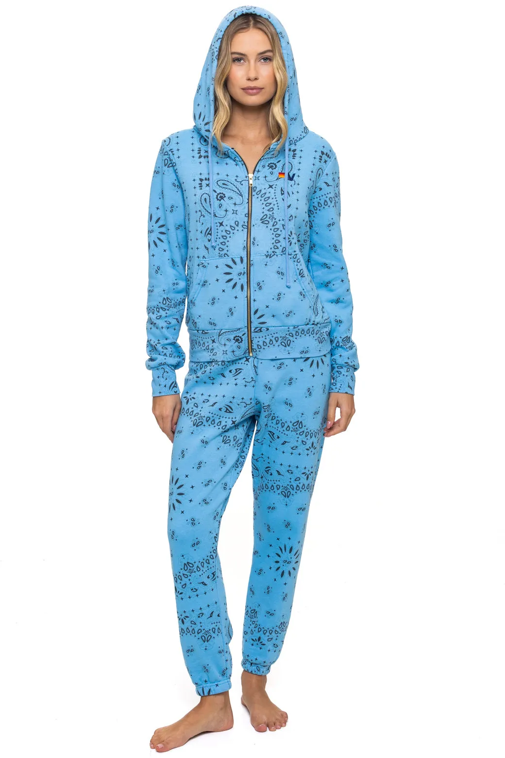 BANDANA SWEATPANTS - SKY sold by Aviator Nation product image thumbnail 4