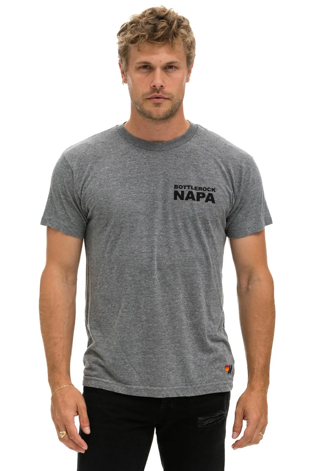 BOTTLEROCK 2024 TEE - HEATHER sold by Aviator Nation product image thumbnail 2