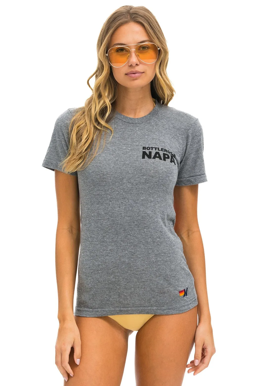 BOTTLEROCK 2024 TEE - HEATHER sold by Aviator Nation