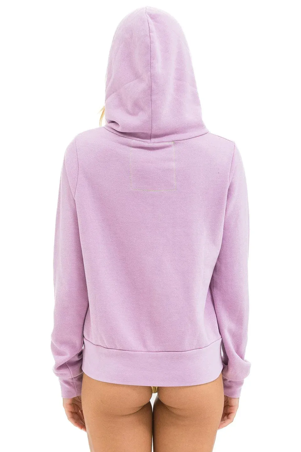 5 STRIPE HOODIE - MAUVE // PINK sold by Aviator Nation product image thumbnail 2