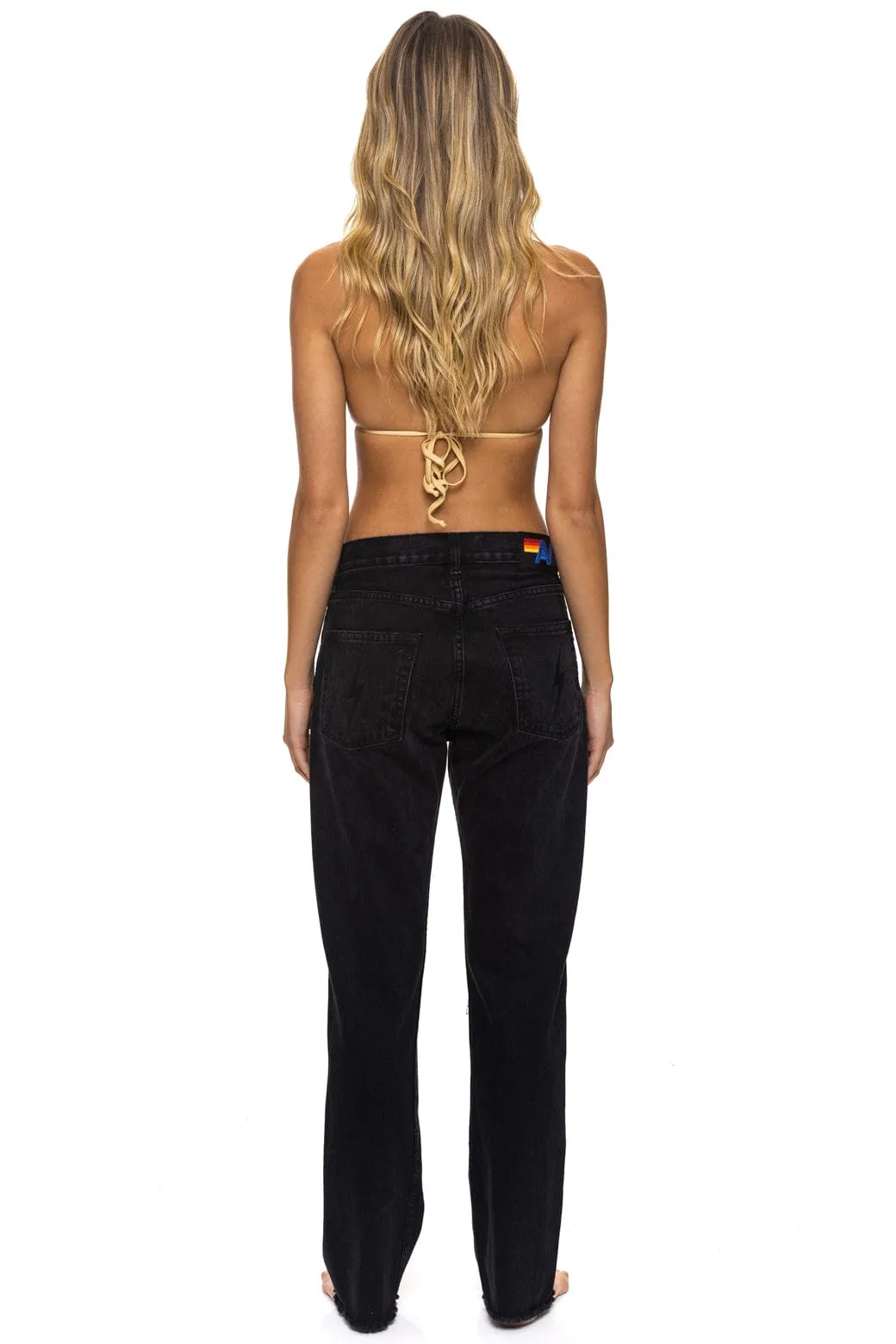 MID RISE RELAXED SURFER JEAN - VINTAGE BLACK sold by Aviator Nation product image thumbnail 4