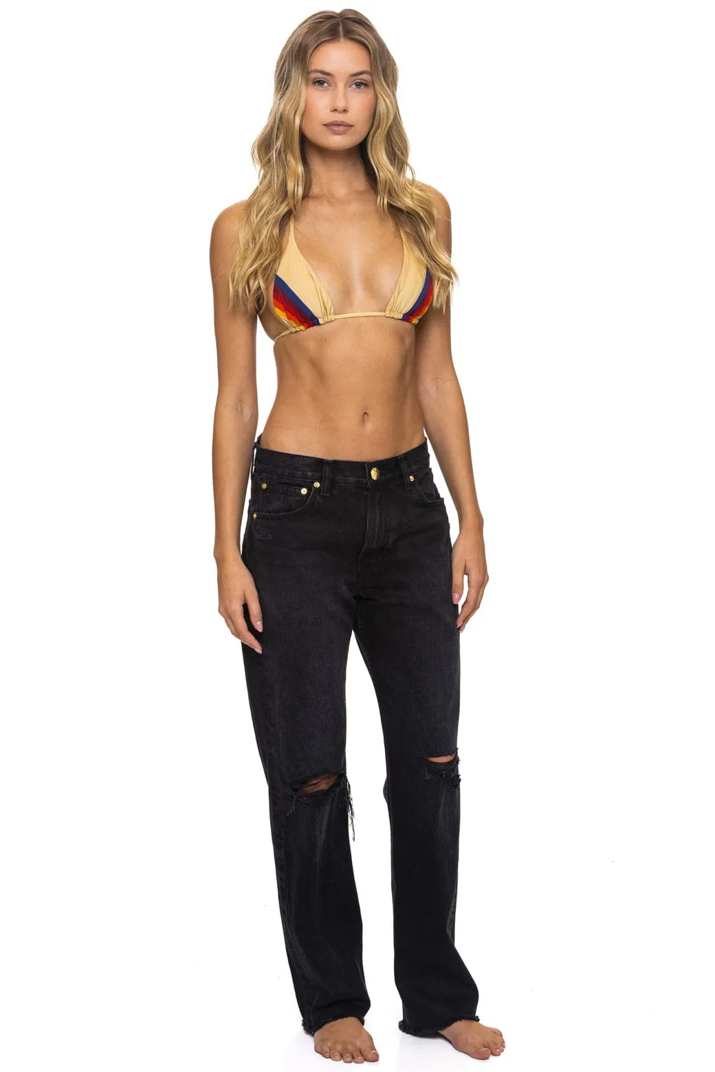 MID RISE RELAXED SURFER JEAN - VINTAGE BLACK sold by Aviator Nation product image thumbnail 2