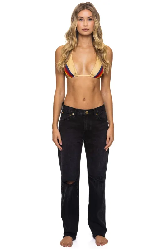 MID RISE RELAXED SURFER JEAN - VINTAGE BLACK sold by Aviator Nation
