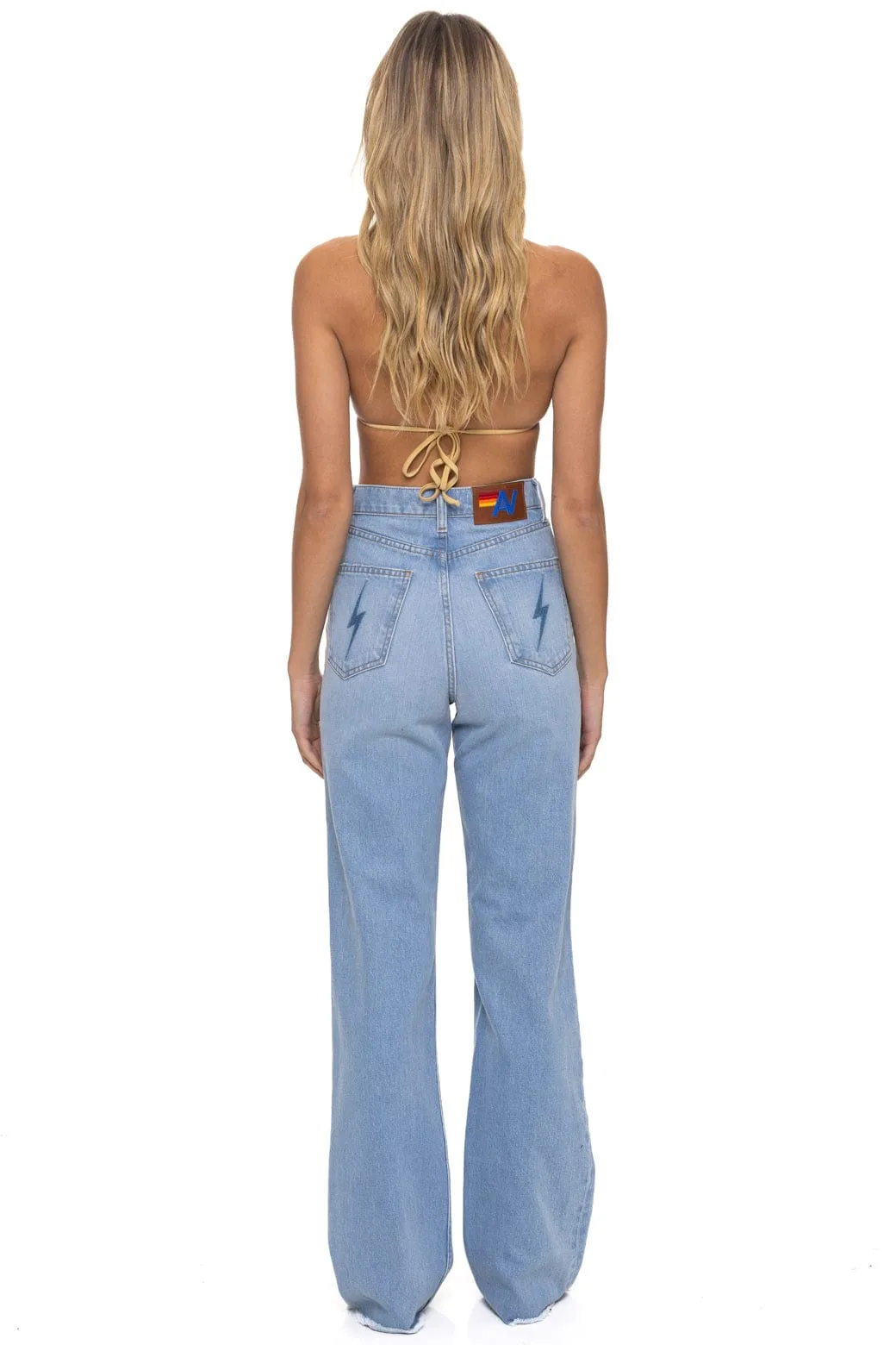 HI RISE WIDE LEG BOLT GYPSY WOMENS JEAN - SUPER LIGHT sold by Aviator Nation product image thumbnail 4