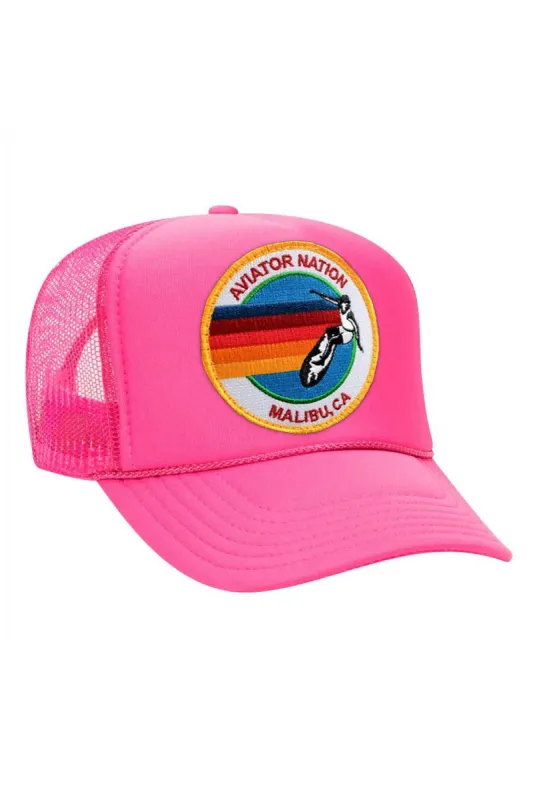 AVIATOR NATION MALIBU VINTAGE TRUCKER HAT sold by Aviator Nation
