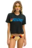 RIDE LOGO BOYFRIEND TEE - CHAR sold by Aviator Nation