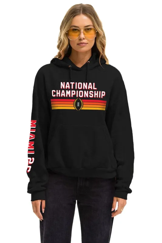 CFP NATIONAL CHAMPIONSHIP 2026 MATCHUP PULLOVER HOODIE - BLACK sold by Aviator Nation