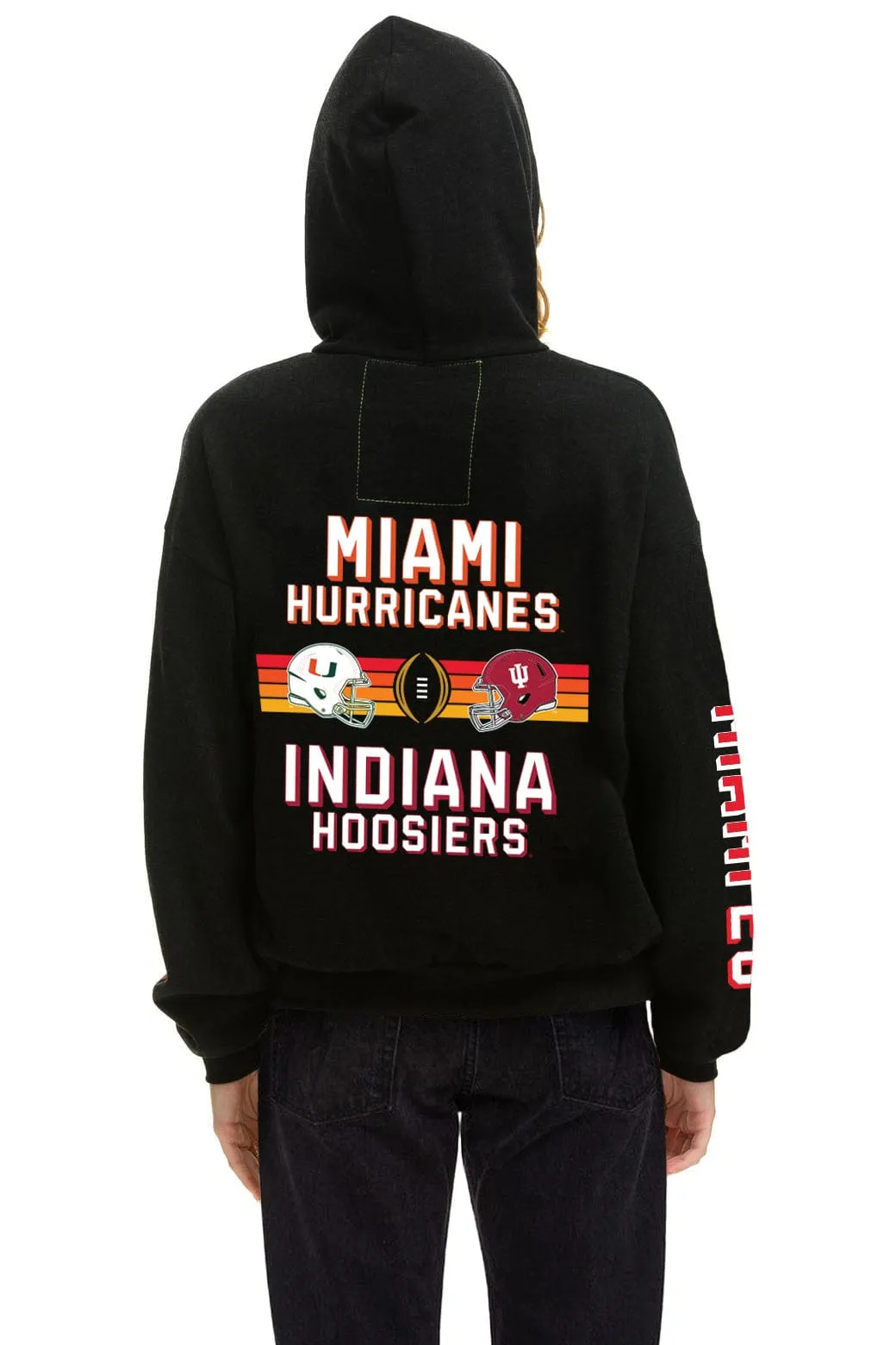 CFP NATIONAL CHAMPIONSHIP 2026 MATCHUP PULLOVER HOODIE - BLACK sold by Aviator Nation product image thumbnail 2