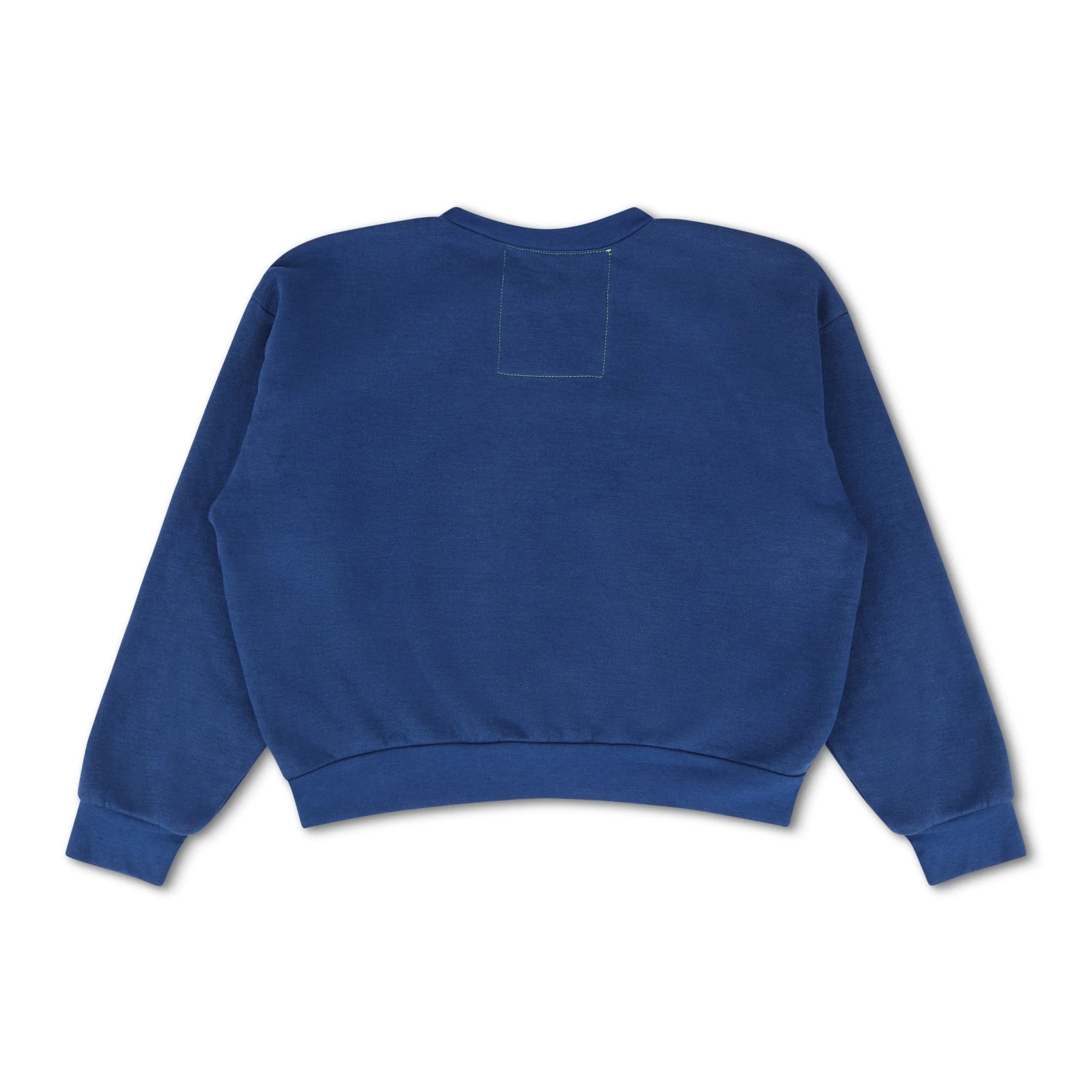 SEATTLE SEAHAWKS HELMET RELAXED CREW SWEATSHIRT - ROYAL sold by Aviator Nation product image thumbnail 5