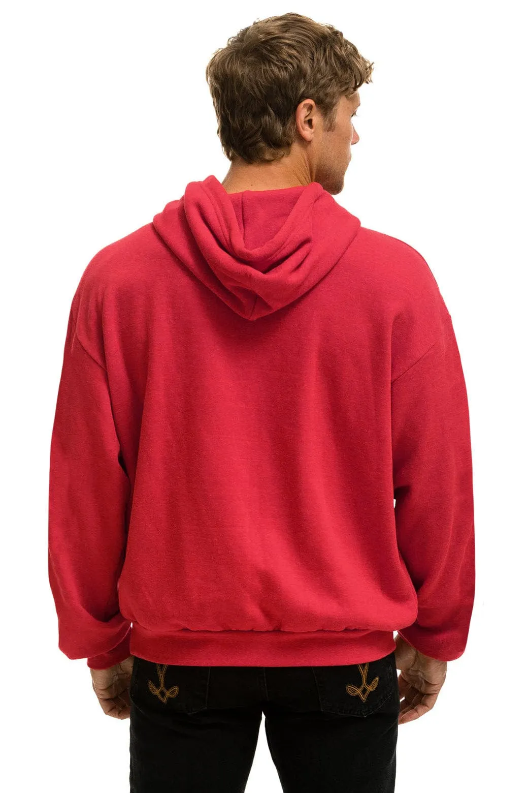 NEW ENGLAND PATRIOTS HELMET RELAXED PULLOVER HOODIE - FLASH RED sold by Aviator Nation product image thumbnail 4