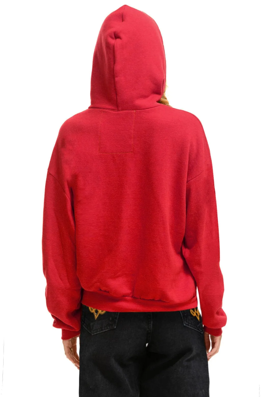 NEW ENGLAND PATRIOTS HELMET RELAXED PULLOVER HOODIE - FLASH RED sold by Aviator Nation product image thumbnail 3