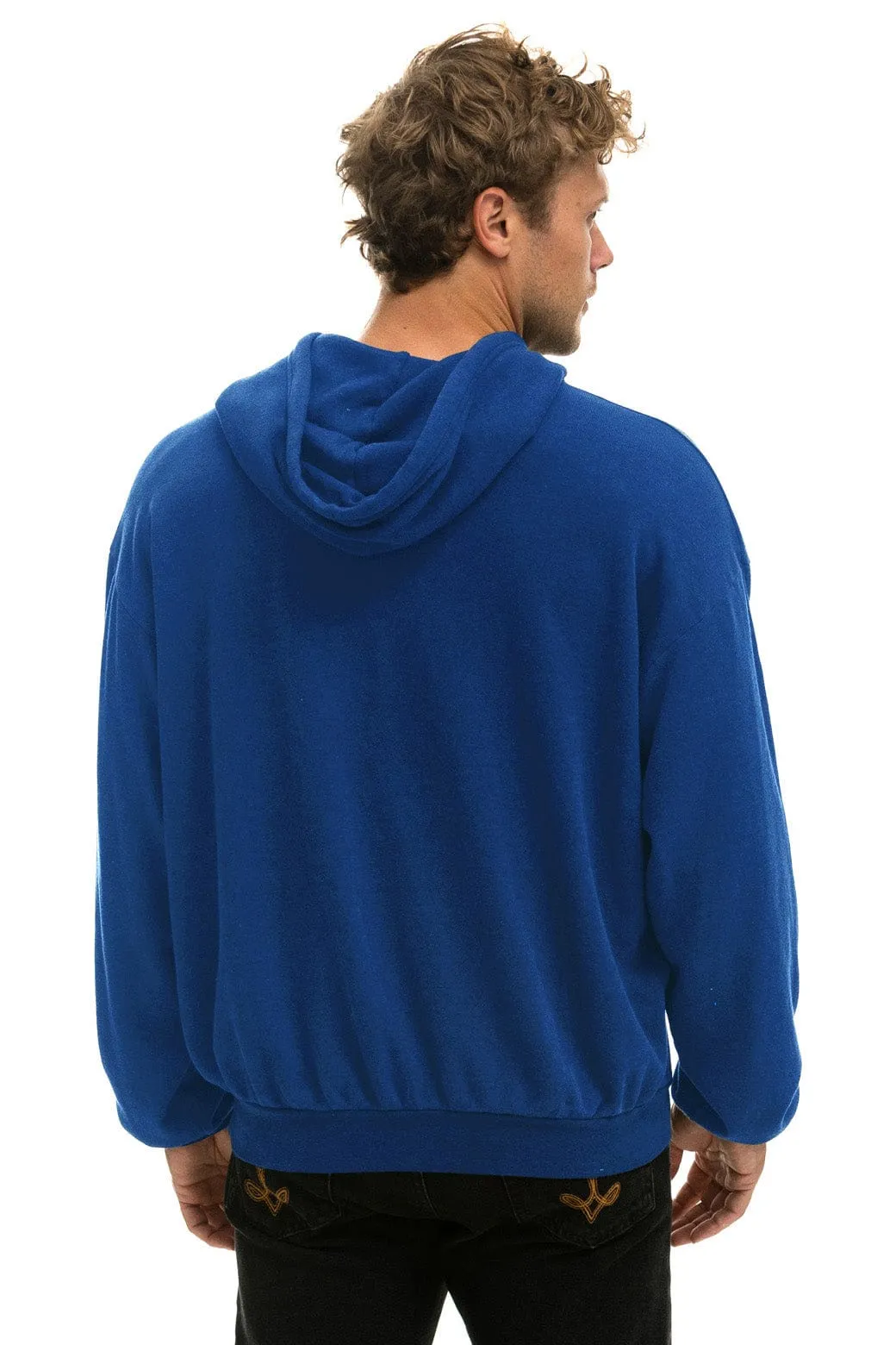 SEATTLE SEAHAWKS HELMET RELAXED PULLOVER HOODIE - ROYAL sold by Aviator Nation product image thumbnail 4
