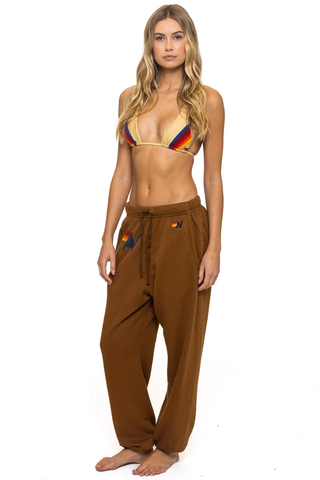 LOGO SWEATPANTS - CINNAMON sold by Aviator Nation product image thumbnail 3