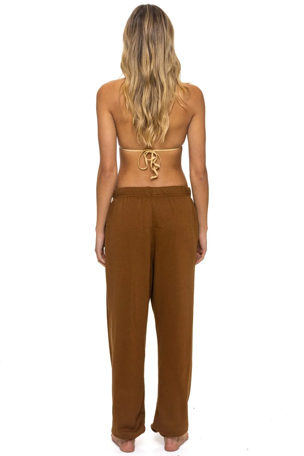 LOGO SWEATPANTS - CINNAMON sold by Aviator Nation product image thumbnail 5