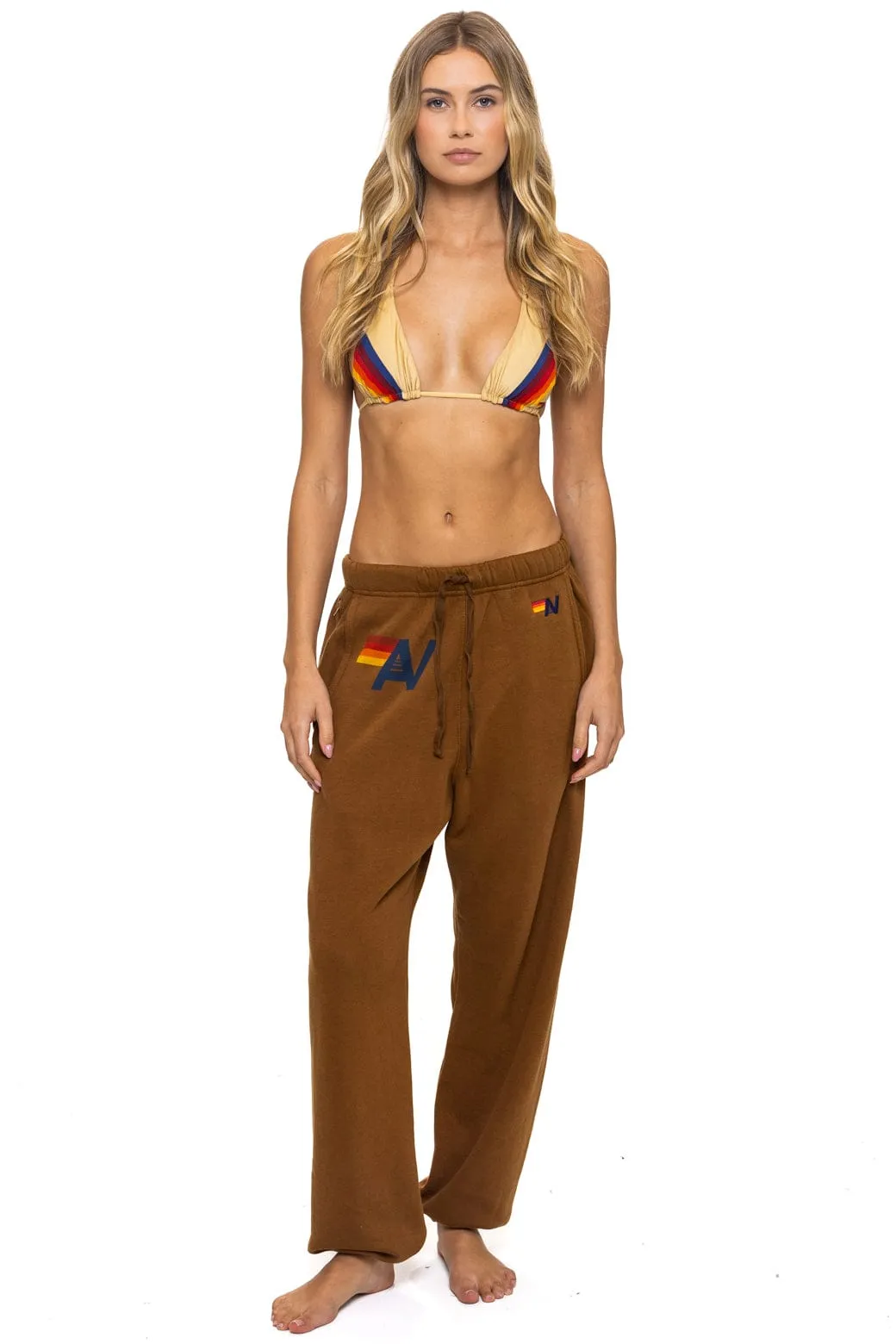 LOGO SWEATPANTS - CINNAMON sold by Aviator Nation product image thumbnail 2
