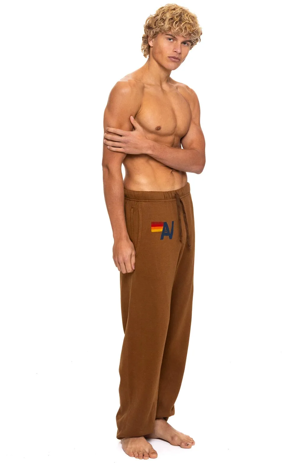 LOGO SWEATPANTS - CINNAMON sold by Aviator Nation product image thumbnail 4