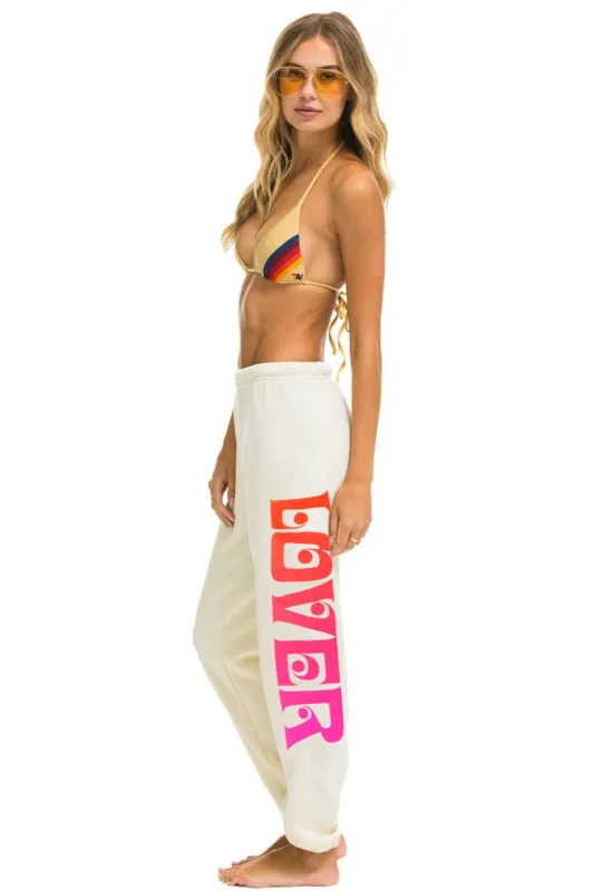 LOVER SWEATPANTS - VINTAGE WHITE sold by Aviator Nation