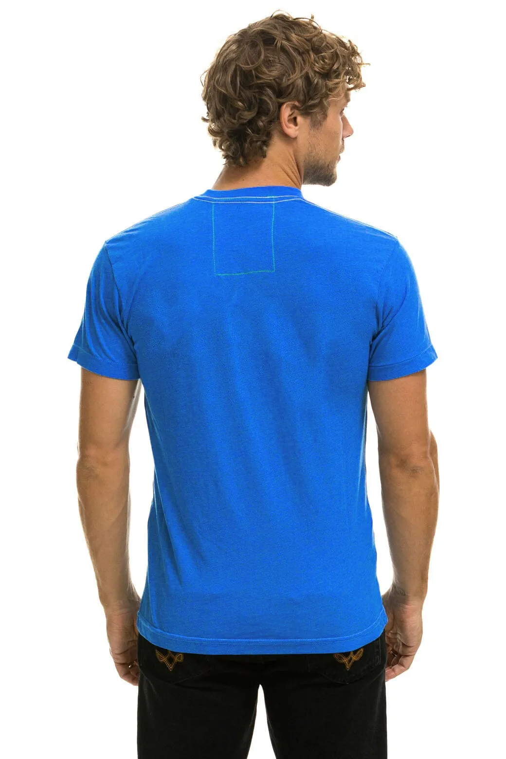 PALM TREE FEST WEST PALM 2026 CREW TEE SHIRT - COBALT sold by Aviator Nation product image thumbnail 3