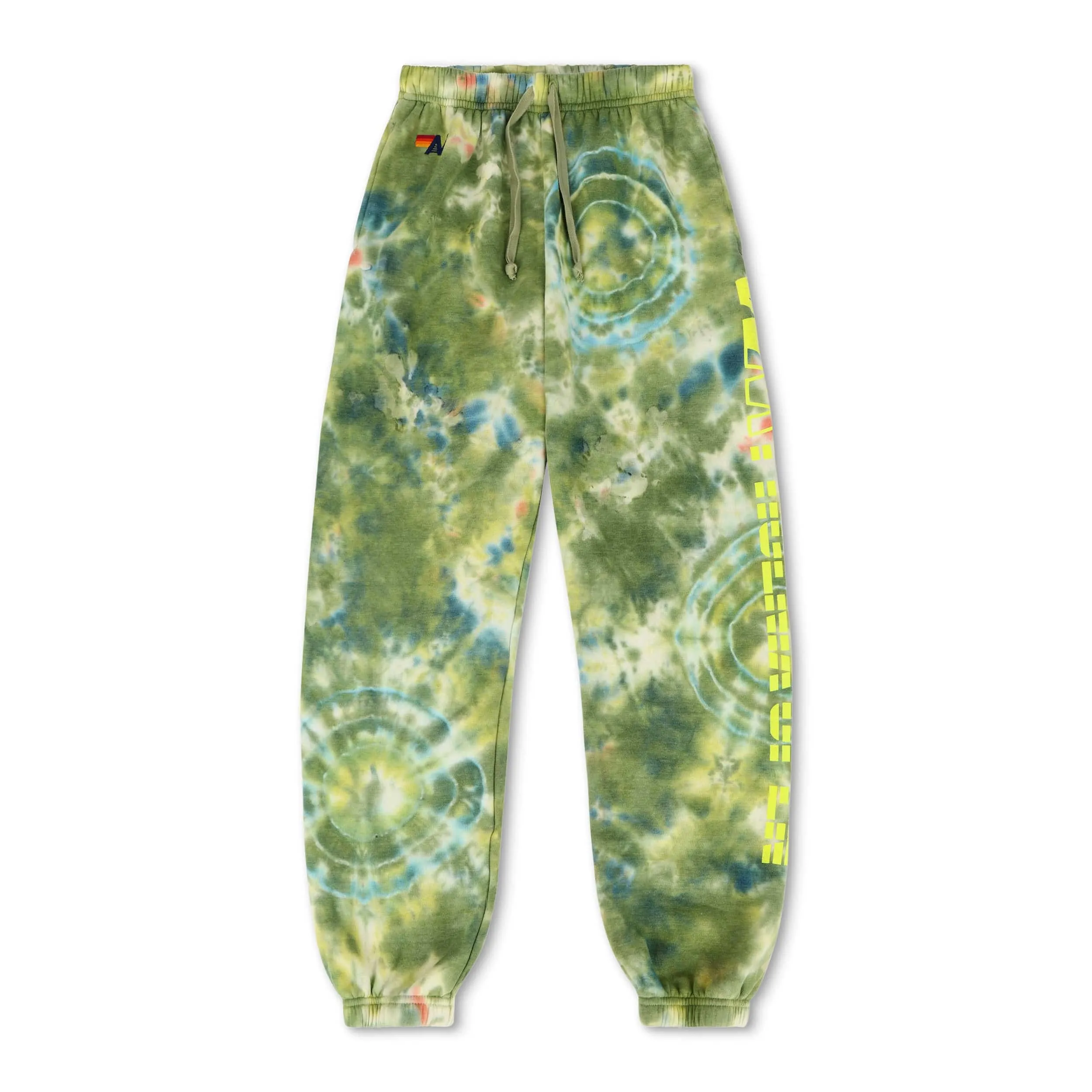 WM PHOENIX OPEN 2026 UNISEX POCKET SWEATPANTS - TIE DYE GREEN // YELLOW sold by Aviator Nation product image thumbnail 2