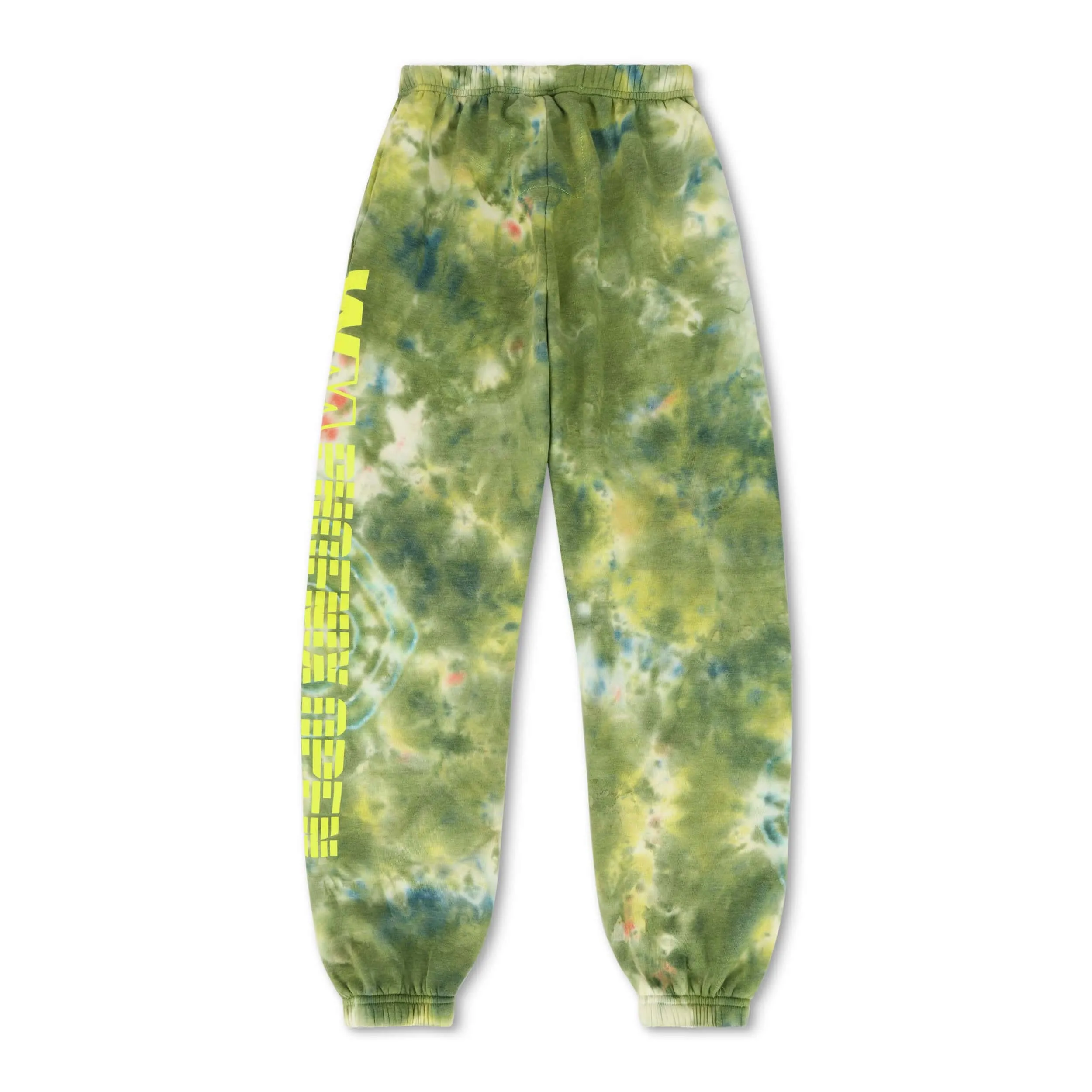 WM PHOENIX OPEN 2026 UNISEX POCKET SWEATPANTS - TIE DYE GREEN // YELLOW sold by Aviator Nation product image thumbnail 3