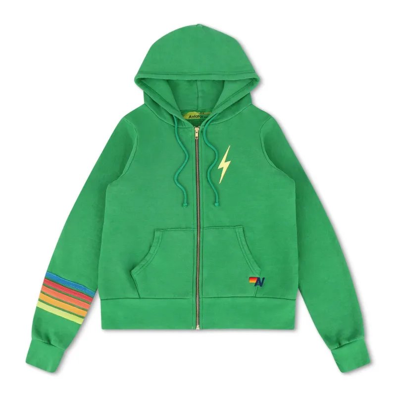 WM PHOENIX OPEN 2026 ZIP HOODIE - KELLY GREEN made by Aviator Nation