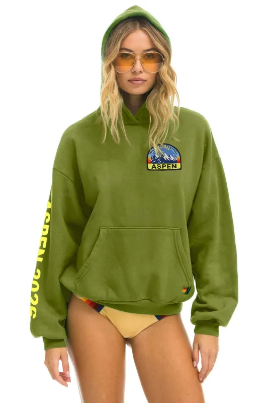 PALM TREE FEST ASPEN 2026 PULLOVER HOODIE RELAXED - JUNGLE GREEN made by Aviator Nation