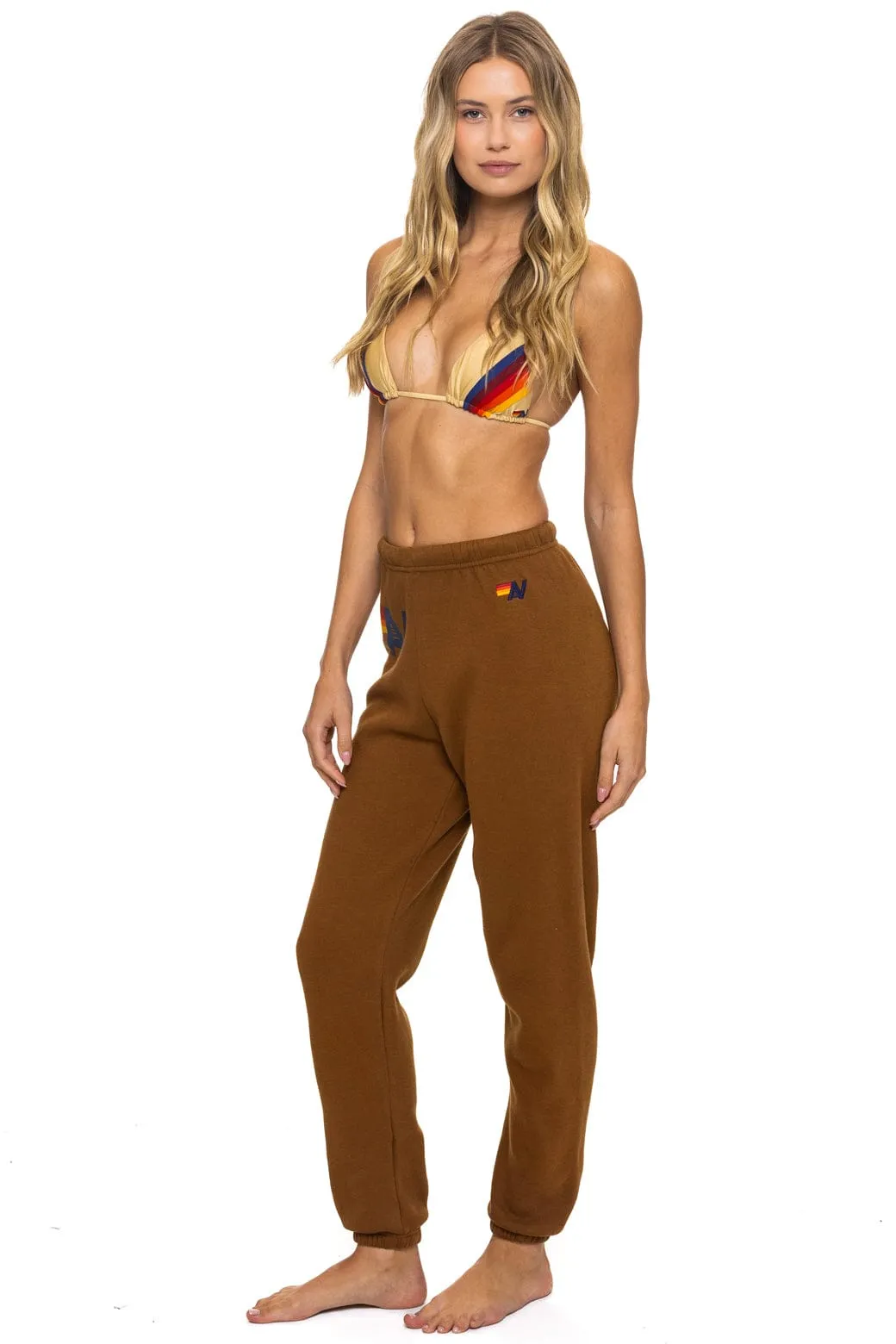 LOGO SWEATPANTS - CINNAMON sold by Aviator Nation product image thumbnail 3