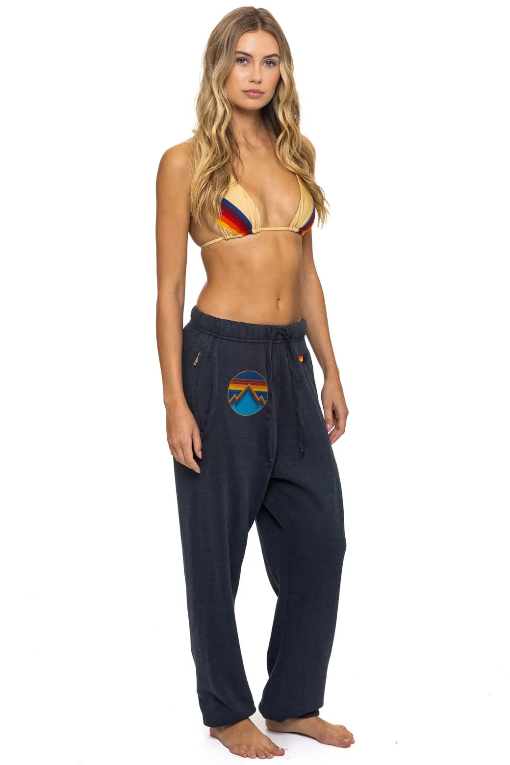 ALL SEASONS CIRCLE SWEATPANTS - CHARCOAL sold by Aviator Nation product image thumbnail 4