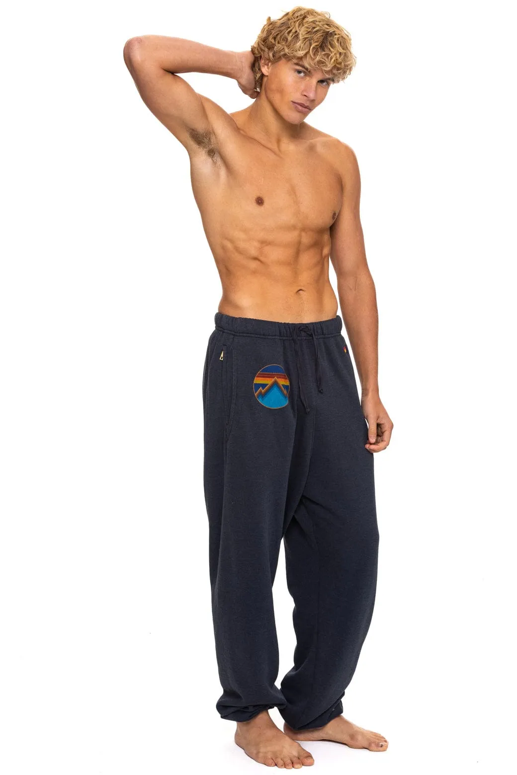 ALL SEASONS CIRCLE SWEATPANTS - CHARCOAL sold by Aviator Nation product image thumbnail 3